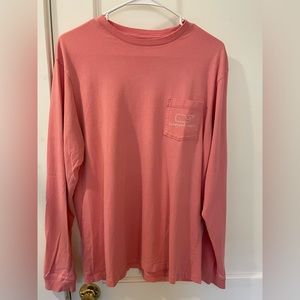 Vineyard Vines Mens Long Sleeve Pocket Tee Size small